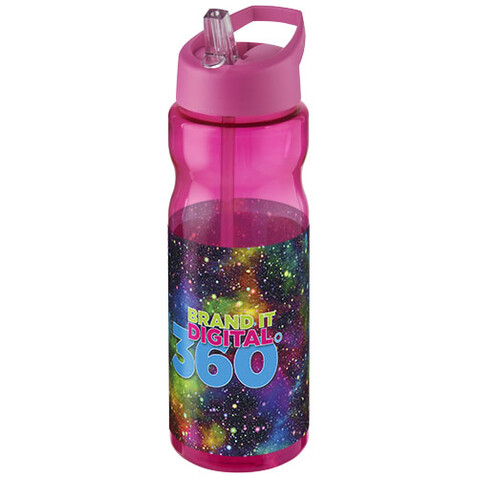 H2O Active® Base 650 ml Sportflasche mit Ausgussdeckel, magenta, magenta bedrucken, Art.-Nr. 21004941