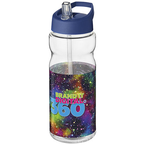 H2O Active® Base Tritan™ 650 ml Sportflasche mit Ausgussdeckel, transparent klar, blau bedrucken, Art.-Nr. 21043709 H2O Active® Base Tritan™ 650 ml Sportflasche mit Ausgussdeckel, transparent klar, blau bedrucken, Art.-Nr. 21043709