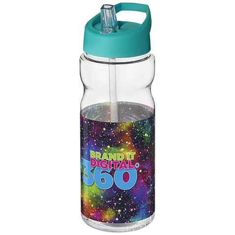 H2O Active® Base Tritan™ 650 ml Sportflasche mit Ausgussdeckel, transparent klar, aquablau bedrucken, Art.-Nr. 21043713 H2O Active® Base Tritan™ 650 ml Sportflasche mit Ausgussdeckel, transparent klar, aquablau bedrucken, Art.-Nr. 21043713
