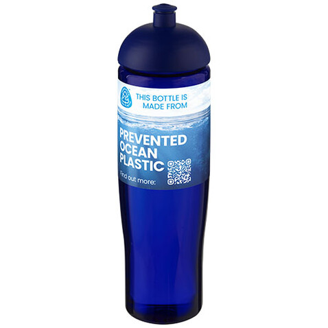 H2O Active® Eco Tempo 700 ml Sportflasche mit Stülpdeckel, blau, blau bedrucken, Art.-Nr. 21045152