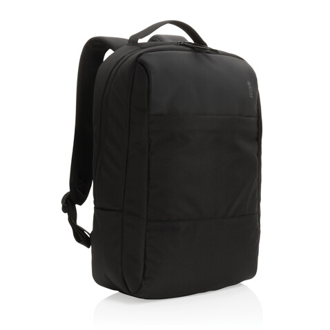 Swiss Peak AWARE™ RPET 15,6&quot; Day-Pack schwarz bedrucken, Art.-Nr. P762.741