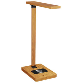 SCX.design O31 10W Schreibtischlampe aus Holz, braun bedrucken, Art.-Nr. 1PX09771