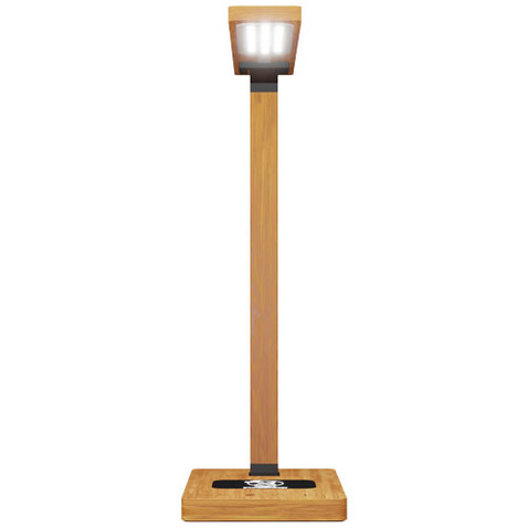 SCX.design O31 10W Schreibtischlampe aus Holz, braun bedrucken, Art.-Nr. 1PX09771