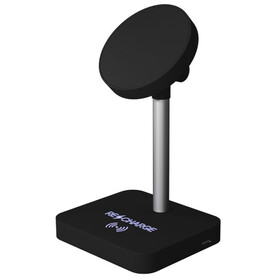 SCX.design W22 15W und 5W magnetisches wireless Ladegerät, schwarz bedrucken, Art.-Nr. 1PX10390