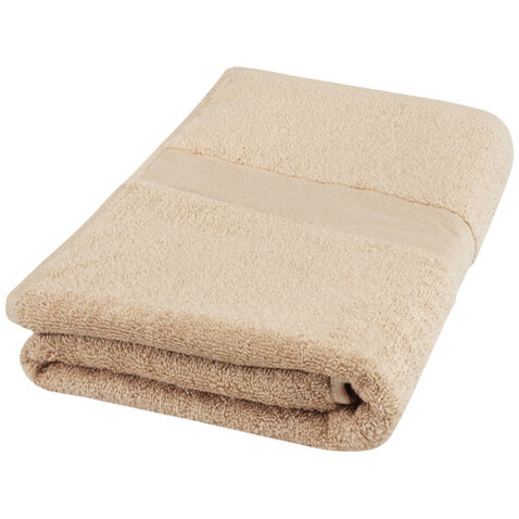 Amelia 450 g/m² Baumwollhandtuch 70 x 140 cm, beige bedrucken, Art.-Nr. 11700202 Amelia 450 g/m² Baumwollhandtuch 70 x 140 cm, beige bedrucken, Art.-Nr. 11700202