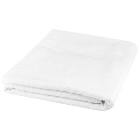 Evelyn 450 g/m² Baumwollhandtuch 100 x 180 cm, weiss bedrucken, Art.-Nr. 11700301 Evelyn 450 g/m² Baumwollhandtuch 100 x 180 cm, weiss bedrucken, Art.-Nr. 11700301