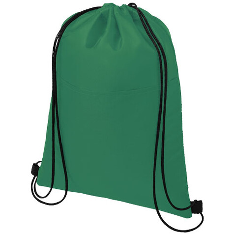 Oriole Kühltasche mit Kordelzug 5L, grün bedrucken, Art.-Nr. 12049561