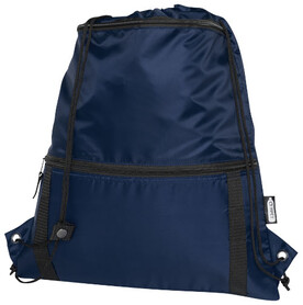 Adventure recycelte isolierter Sportbeutel 9L, navy bedrucken, Art.-Nr. 12064755
