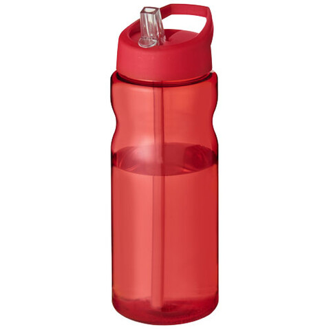 H2O Active® Eco Base 650 ml Sportflasche mit Ausgussdeckel, rot, rot bedrucken, Art.-Nr. 21009909