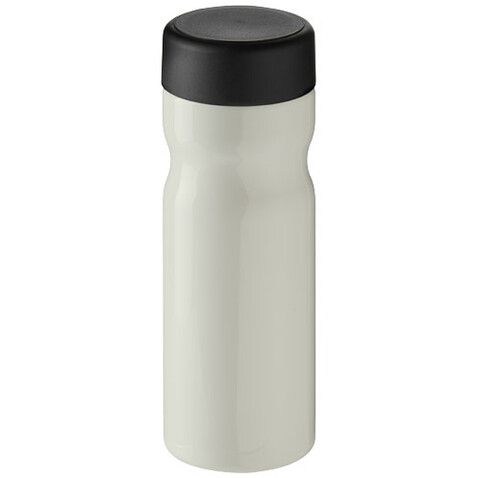 H2O Active® Eco Base 650 ml Sportflasche mit Drehdeckel, elfenbeinweiß, schwarz bedrucken, Art.-Nr. 21043511 H2O Active® Eco Base 650 ml Sportflasche mit Drehdeckel, elfenbeinweiß, schwarz bedrucken, Art.-Nr. 21043511