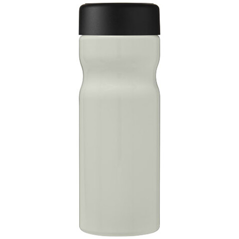 H2O Active® Eco Base 650 ml Sportflasche mit Drehdeckel, elfenbeinweiß, schwarz bedrucken, Art.-Nr. 21043511 H2O Active® Eco Base 650 ml Sportflasche mit Drehdeckel, elfenbeinweiß, schwarz bedrucken, Art.-Nr. 21043511
