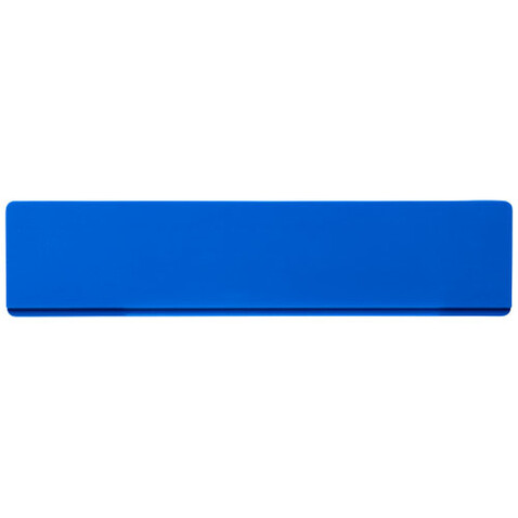Refari 15 cm Lineal aus recyceltem Kunststoff, blau bedrucken, Art.-Nr. 21046752