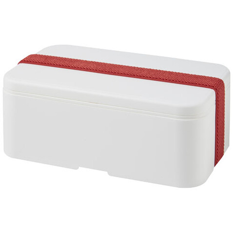 MIYO Lunchbox, weiss, rot bedrucken, Art.-Nr. 21046901