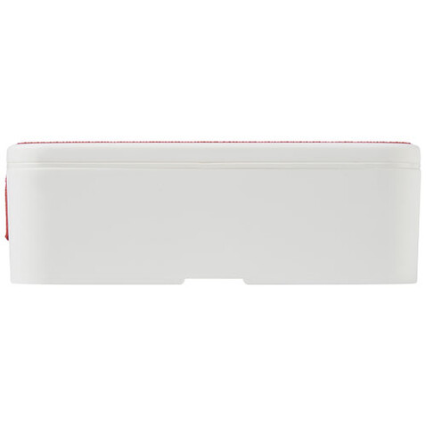 MIYO Lunchbox, weiss, rot bedrucken, Art.-Nr. 21046901