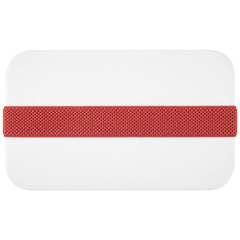 MIYO Lunchbox, weiss, rot bedrucken, Art.-Nr. 21046901