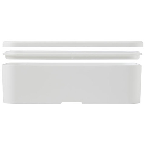 MIYO Lunchbox, weiss, rot bedrucken, Art.-Nr. 21046901