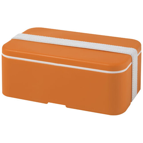 MIYO Lunchbox, orange, weiss bedrucken, Art.-Nr. 21046931