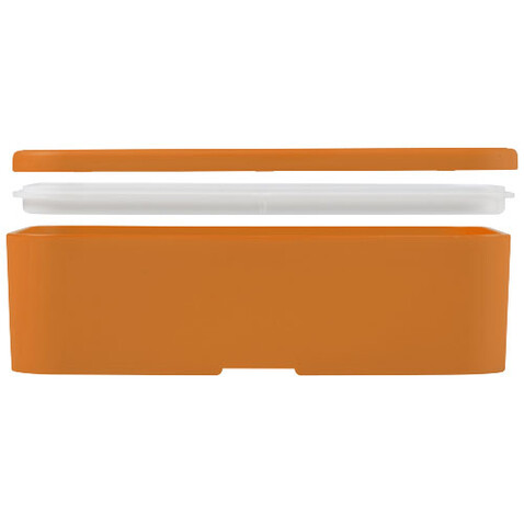 MIYO Lunchbox, orange, weiss bedrucken, Art.-Nr. 21046931
