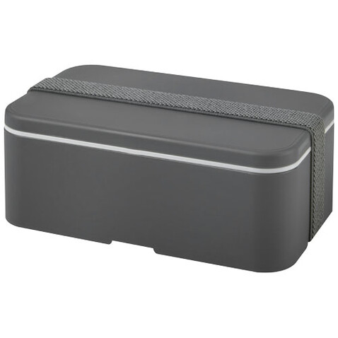 MIYO Lunchbox, grau, grau bedrucken, Art.-Nr. 21046982