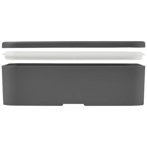 MIYO Lunchbox, grau, grau bedrucken, Art.-Nr. 21046982