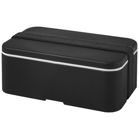 MIYO Lunchbox, schwarz, schwarz bedrucken, Art.-Nr. 21046990 MIYO Lunchbox, schwarz, schwarz bedrucken, Art.-Nr. 21046990