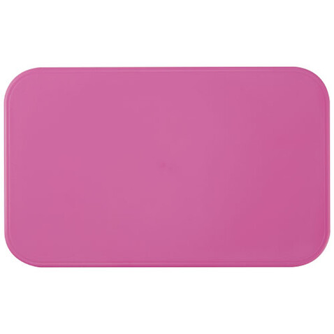 MIYO Doppel-Lunchbox, rosa, weiss, weiss bedrucken, Art.-Nr. 21047004