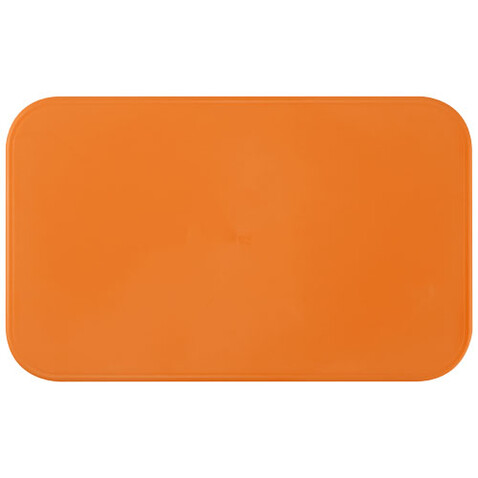 MIYO Doppel-Lunchbox, orange, weiss, weiss bedrucken, Art.-Nr. 21047006