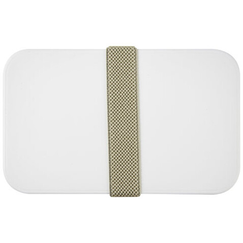 MIYO Doppel-Lunchbox, weiss, weiss, kieselgrau bedrucken, Art.-Nr. 21047010 MIYO Doppel-Lunchbox, weiss, weiss, kieselgrau bedrucken, Art.-Nr. 21047010