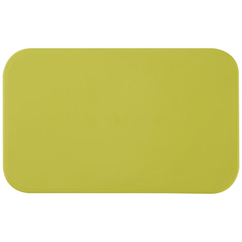 MIYO Doppel-Lunchbox, limone, limone, weiss bedrucken, Art.-Nr. 21047063