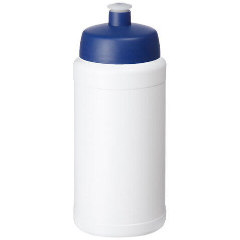 Baseline® Plus 500 ml Sportflasche, blau, weiss bedrucken, Art.-Nr. 22020094