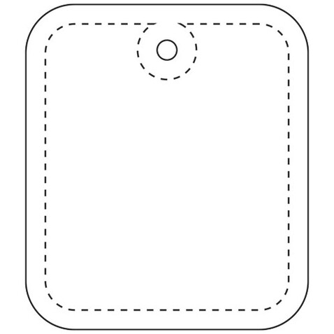 RFX™ H-20 rechteckiger reflektierender PVC-Anhänger XXL, weiss bedrucken, Art.-Nr. 1PR12001 RFX™ H-20 rechteckiger reflektierender PVC-Anhänger XXL, weiss bedrucken, Art.-Nr. 1PR12001