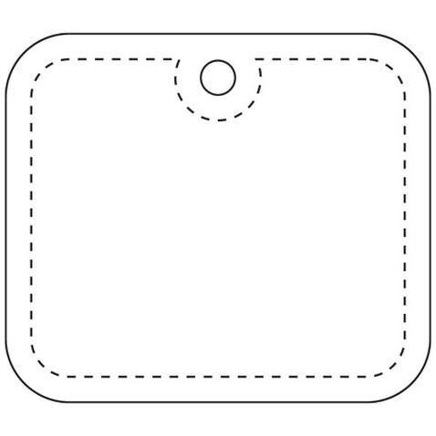 RFX™ H-20 rechteckiger reflektierender PVC-Anhänger XL, weiss bedrucken, Art.-Nr. 1PR12201 RFX™ H-20 rechteckiger reflektierender PVC-Anhänger XL, weiss bedrucken, Art.-Nr. 1PR12201