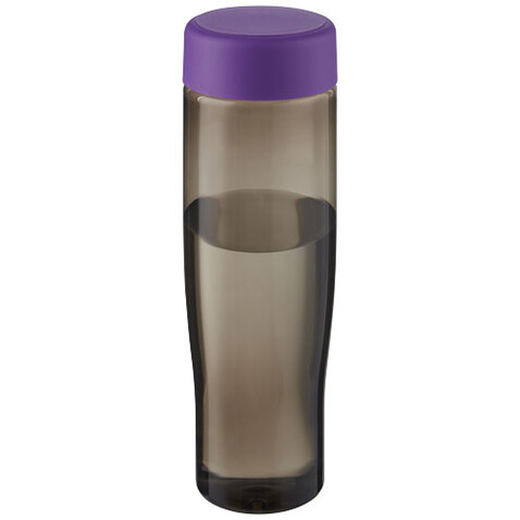 H2O Active® Eco Tempo 700 ml Wasserflasche mit Drehdeckel, lila, kohle bedrucken, Art.-Nr. 21045037 H2O Active® Eco Tempo 700 ml Wasserflasche mit Drehdeckel, lila, kohle bedrucken, Art.-Nr. 21045037