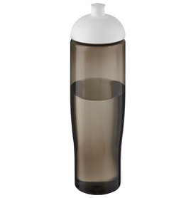 H2O Active® Eco Tempo 700 ml Sportflasche mit Stülpdeckel, weiss, kohle bedrucken, Art.-Nr. 21045101