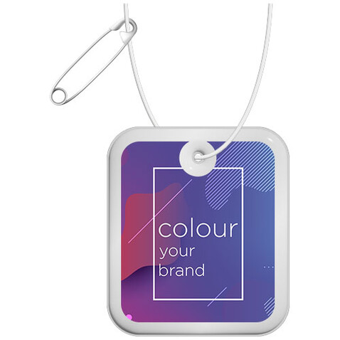 RFX™ H-20 rechteckiger reflektierender PVC-Anhänger XXL, weiss bedrucken, Art.-Nr. 1PR12001 RFX™ H-20 rechteckiger reflektierender PVC-Anhänger XXL, weiss bedrucken, Art.-Nr. 1PR12001