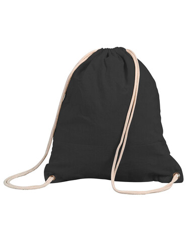 Shugon Stafford Cotton Drawstring Tote, Navy, One Size bedrucken, Art.-Nr. 012382000