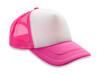 Result Caps Detroit ½ Mesh Truckers Cap, Super Pink/White, One Size bedrucken, Art.-Nr. 013344790