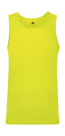 Fruit of the Loom Performance Vest, Bright Yellow, 2XL bedrucken, Art.-Nr. 014016027
