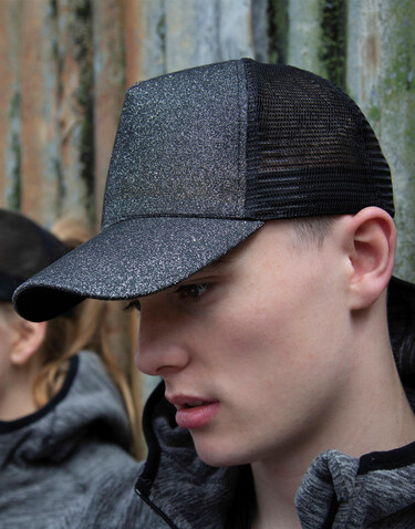 Result Caps New York Sparkle Cap, Black, One Size bedrucken, Art.-Nr. 014341010
