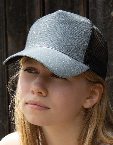 Result Caps New York Sparkle Cap, Black, One Size bedrucken, Art.-Nr. 014341010