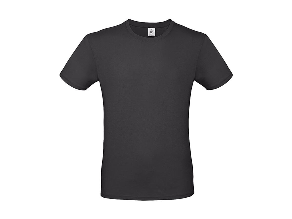 B & C #E150 T-Shirt, Black Pure, 3XL bedrucken, Art.-Nr. 015421066