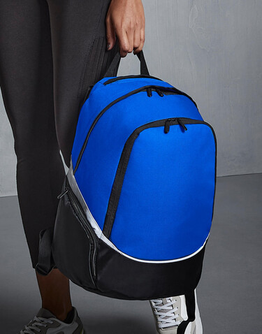 Quadra Pro Team Backpack, Bright Royal/Black/White, One Size bedrucken, Art.-Nr. 016303850