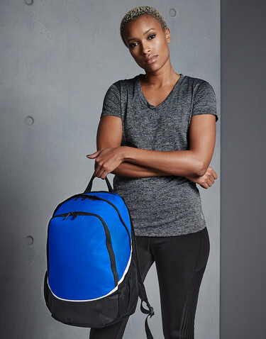 Quadra Pro Team Backpack, Bright Royal/Black/White, One Size bedrucken, Art.-Nr. 016303850