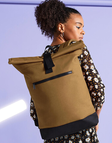 Bag Base Roll-Top Backpack, Caramel, One Size bedrucken, Art.-Nr. 017297400