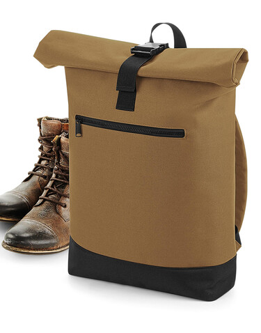Bag Base Roll-Top Backpack, French Navy, One Size bedrucken, Art.-Nr. 017292010