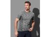 Stedman Seamless Raglan T-Shirt, Black Opal Melange, XL bedrucken, Art.-Nr. 018051056