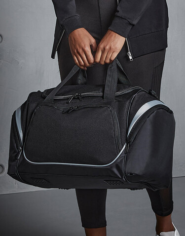 Quadra Pro Team Locker Bag, Classic Red/Black/White, One Size bedrucken, Art.-Nr. 018304860