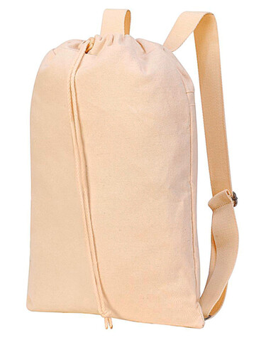 Shugon Sheffield Cotton Drawstring Backpack, Black Washed, One Size bedrucken, Art.-Nr. 019381100