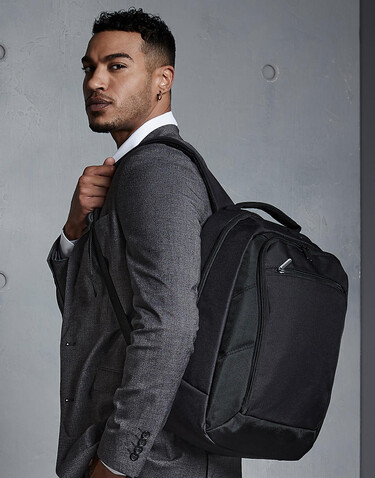 Quadra Executive Digital Backpack, Black, One Size bedrucken, Art.-Nr. 022301010