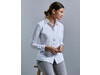 Russell Europe Ladies` LS Tailored Coolmax® Shirt, Light Blue, XL bedrucken, Art.-Nr. 024003216